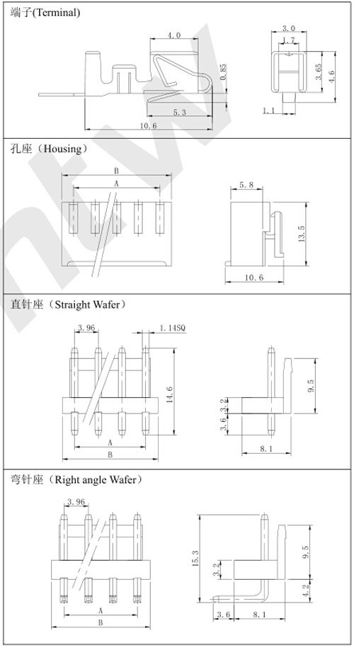 <a href='/product/' class='keys' title='點擊查看關(guān)于連接器的相關(guān)信息' target='_blank'>連接器</a>規(guī)格圖 連接器規(guī)格圖